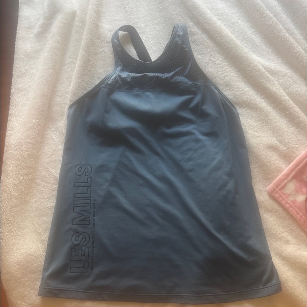 Les Mills light blue Tank Top